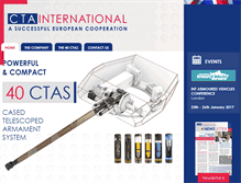 Tablet Screenshot of cta-international.com